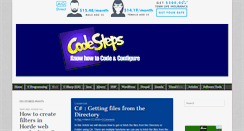 Desktop Screenshot of codesteps.com
